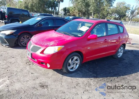 2005 Pontiac Vibe z USA, uszkodzony, nr VIN 5Y2SL63865Z477328